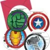 6 The Avengers Einladungen - Mighty Avengers