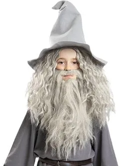 Gandalf Perücke Mit Bart Für Kinder - Der Herr Der Ringe