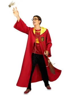 Gryffindor Quidditch Kostüm Für Erwachsene - Harry Potter -Stranger Things Verkäufe gryffindor quidditch kostum fur erwachsene harry potter 3