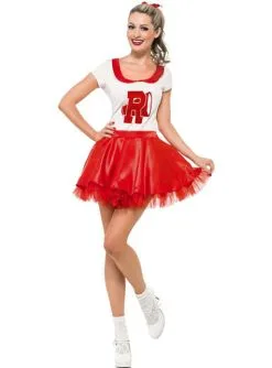 Sandy Cheerleader Kostüm Für Damen