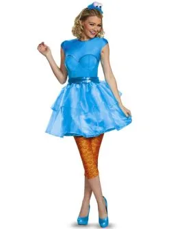 Sexy Krümelmonster Kostüm Für Damen Aus Der Sesamstraße