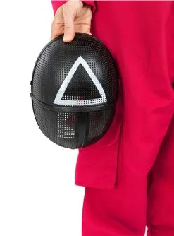 Squid Game Maske Mit Dreieck - Offiziell Netflix -Stranger Things Verkäufe squid game maske mit dreieck offiziell netflix 2