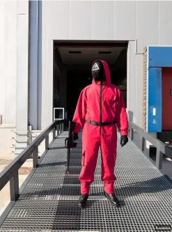 Squid Game Maske Mit Dreieck - Offiziell Netflix -Stranger Things Verkäufe squid game maske mit dreieck offiziell netflix 5