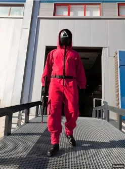 Squid Game Maske Mit Dreieck - Offiziell Netflix -Stranger Things Verkäufe squid game maske mit dreieck offiziell netflix 7