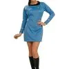 Star Trek Kostüm Für Damen Blau Deluxe