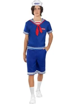 Steve Ahoy Stranger Things Kostüm - Official Netflix -Stranger Things Verkäufe steve ahoy stranger things kostum official netflix 2