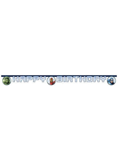 The Avengers "Happy Birthday" Girlande 2 The Avengers "Happy Birthday" Girlande -Stranger Things Verkäufe the avengers happy birthday girlande
